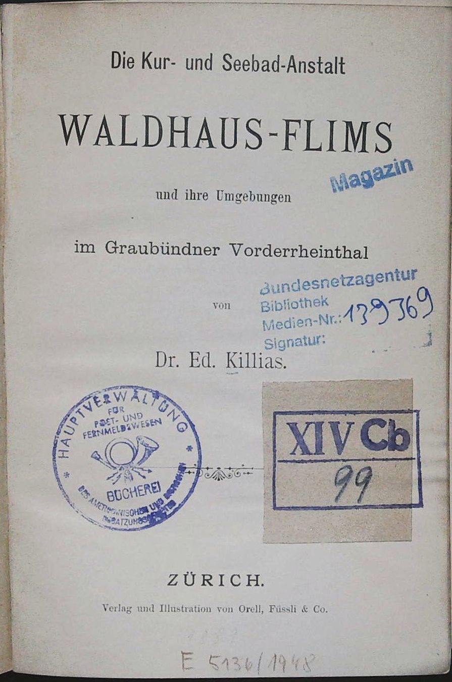 Libri: Flims Wanderbild um 1890 – Usato da Rafz venduto da Helvet32 1