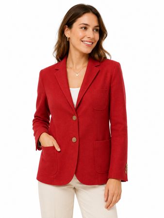 Boglioli Luxus Blazer aus Seide Gr. 40 rot