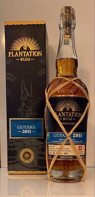 Bevande alcoliche: Plantation Guyana 2011 Big Peat Cask 49% – Nuovo e nell'imballaggio originale da Nyon venduto da Vitriole