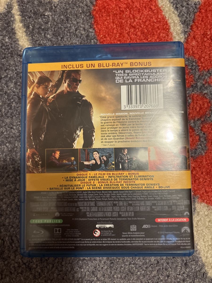 Tutti i DVDs: Terminator Genisys Blu-ray - Action et Science-Fiction! – Usato da Les Bois venduto da warner10504 1