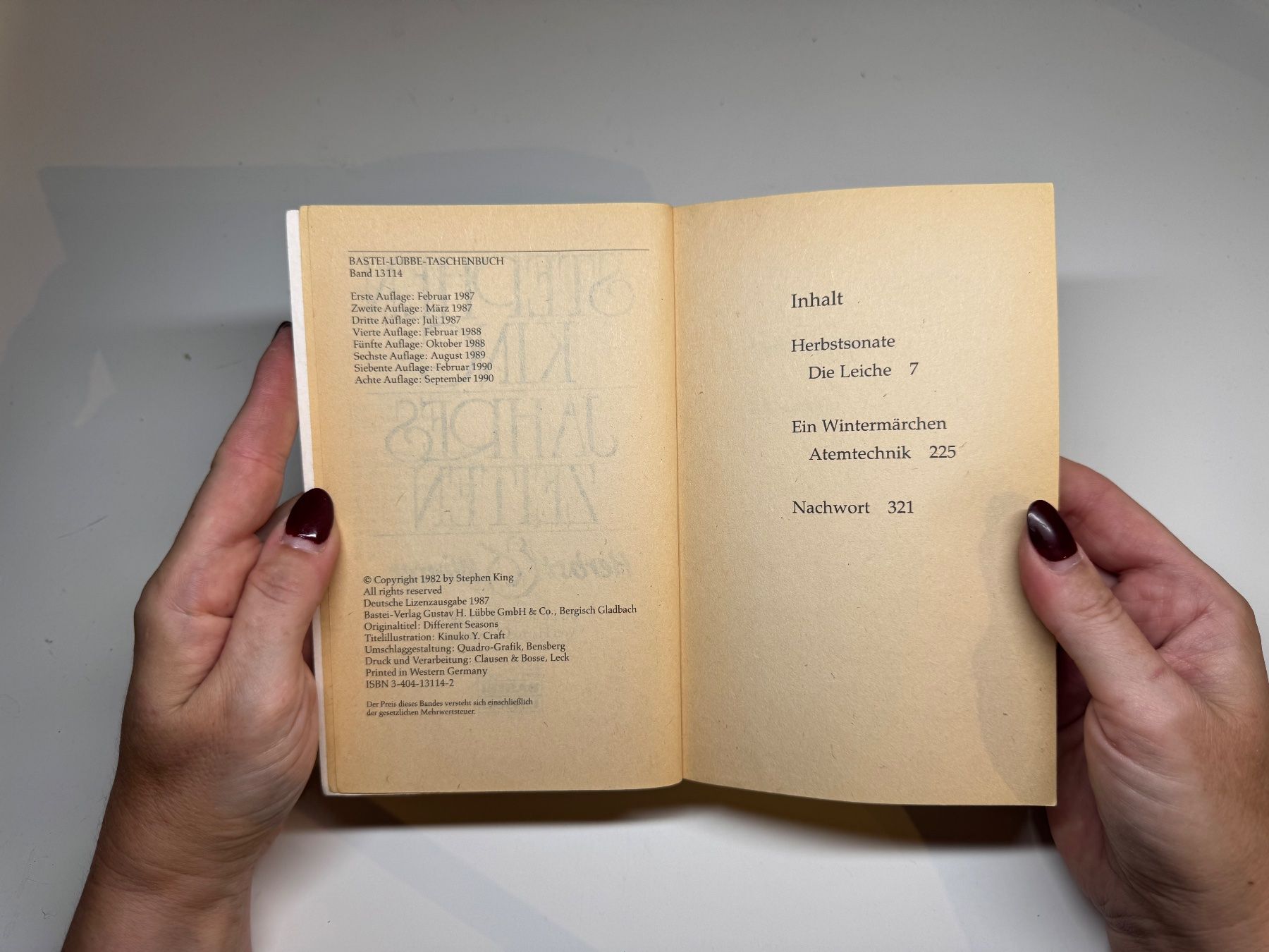 Libri: Roman: Stephen King, Jahreszeiten – Usato da Grosswangen venduto da Deutsche_Romane 3