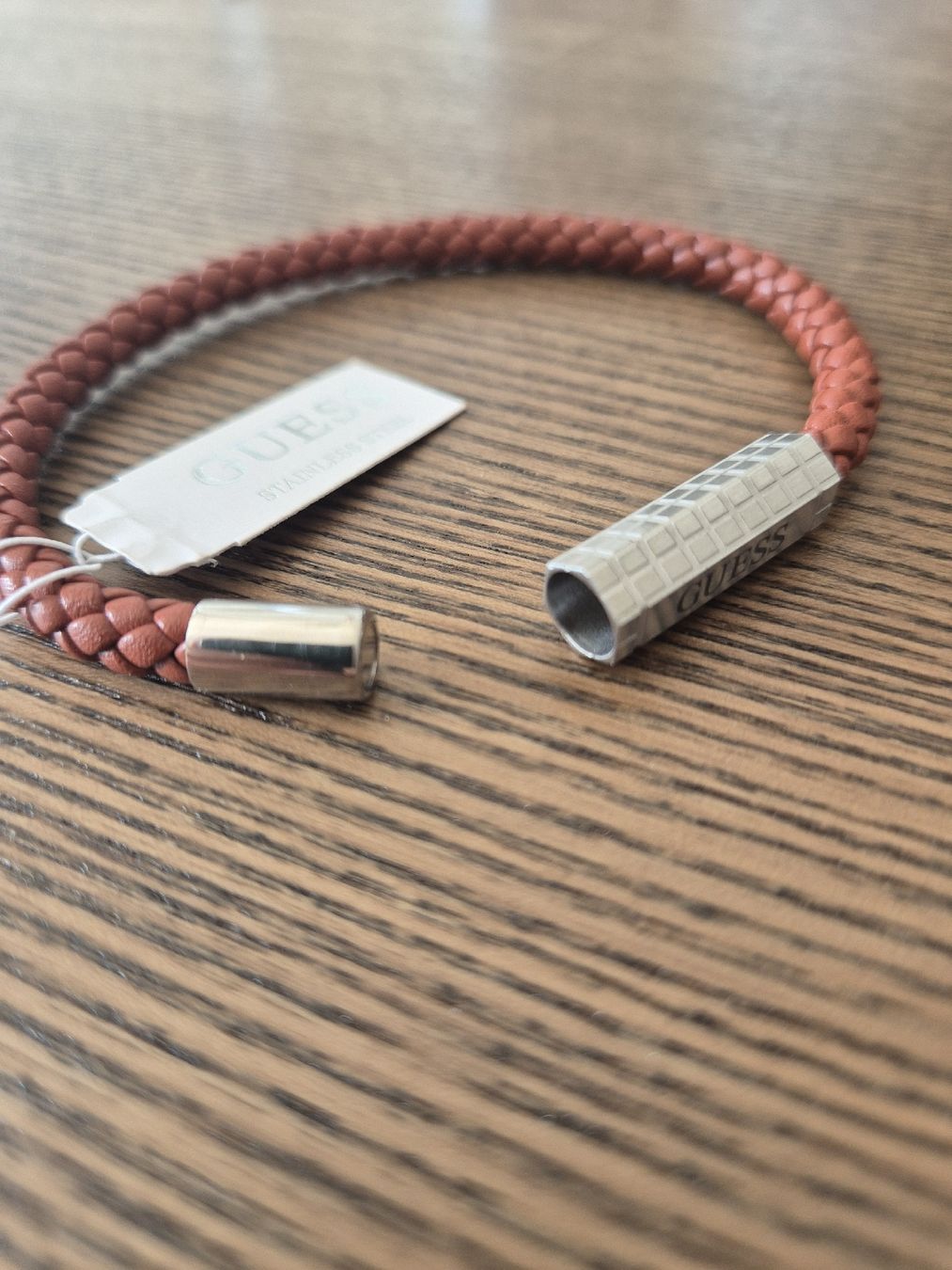 Guess Bracciali & Braccialetti: Guess Braided Leather Bracelet - New with Authenticity – Nuovo e nell'imballaggio originale da Genève venduto da nno_2jzn 4
