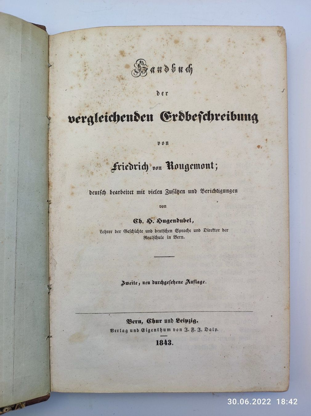 Libri: TOPOGRAPHIE - ERDBESCHREIBUNG – Usato da Goldach venduto da Gaip