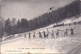 LEYSIN, concours de ski