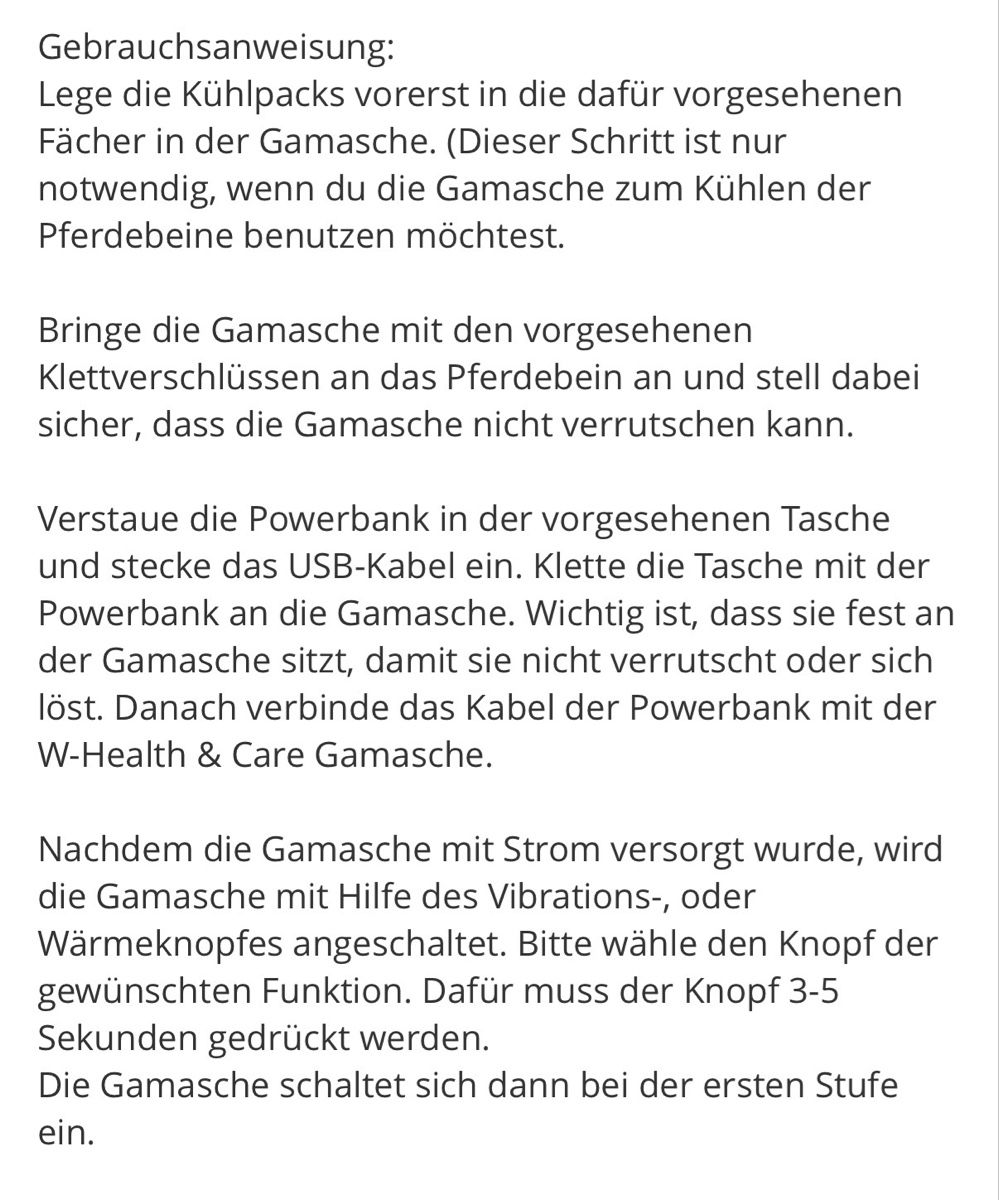 Stinchiere & Fasciature: Gamaschen-kühl-wärme-Massage – Nuovo (secondo la descrizione) da Pfaffhausen venduto da Rolinda 8