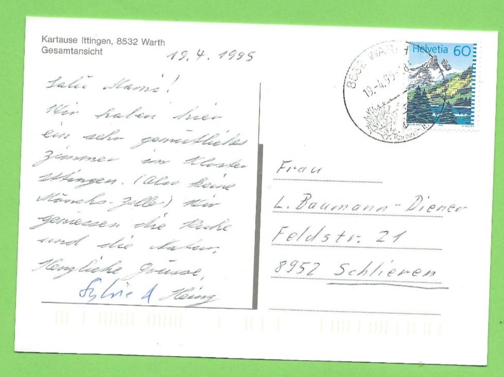 Cartoline postali: Kartause Ittigen – Usato da Zürich venduto da t24_de 1