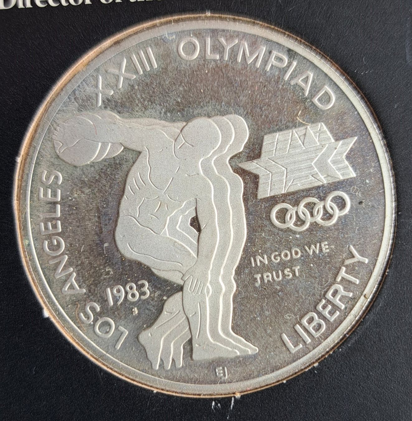 Medaillen: Olympic Dollar .900 Fine Silber 26.73 Gramm – Gebraucht aus Mollis von serik57 3