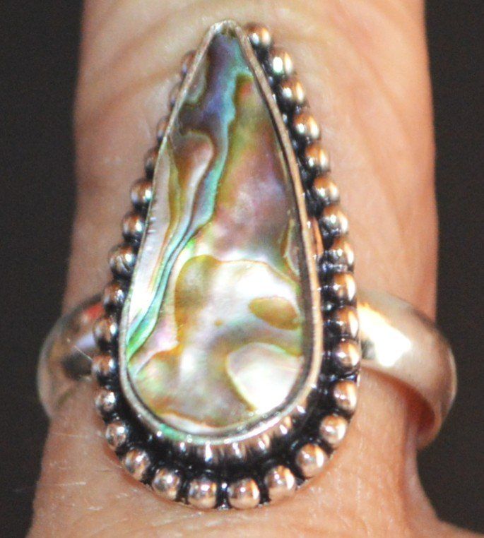 Anelli: Ring L-3740 – Abalone - Innendurchmesser 18 mm – Nuovo e nell'imballaggio originale da Goldiwil (Thun) venduto da han_v5b7