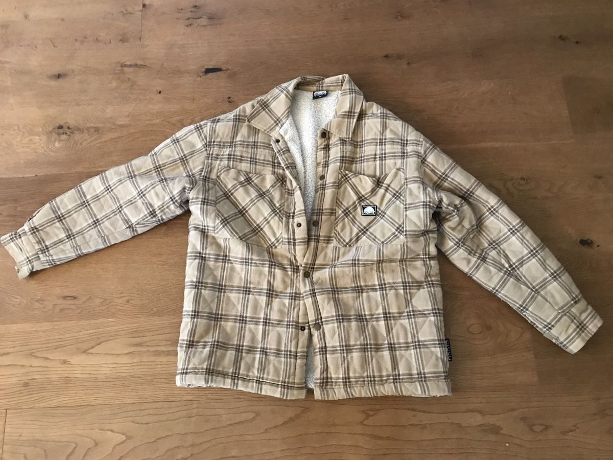 Southpole Giacche: Winterjacke, beige gestreift, M – Usato da Lostorf venduto da Gavia