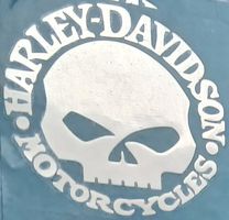 Autocollant Harley-Davidson Skull J040