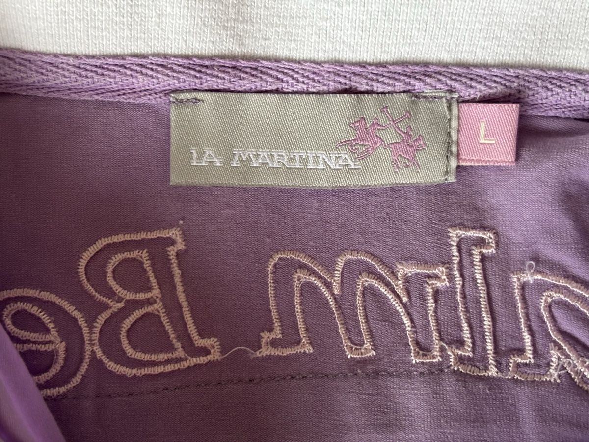 La Martina Polo-Shirts: Polo La Martina Miami Beach violet L – Gebraucht aus Dotzigen von SecondHandGems 5