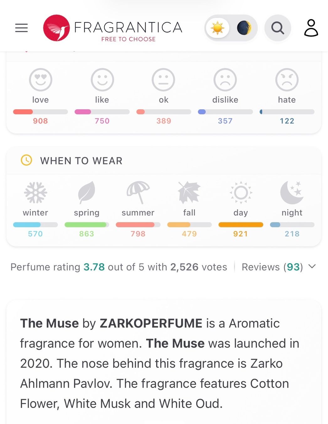 Zarkoperfume Profumi & Eau de Toilette: The Muse ZARKOPERFUME- EDP - Duftprobe 2ML – Usato da Zürich venduto da deruja 5