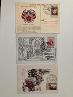 Frankreich 1944-57, Journée de timbre, 6 vers. Sonderkarten