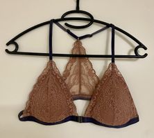 Brassière rose à motif dentelle - Topshop - taille M