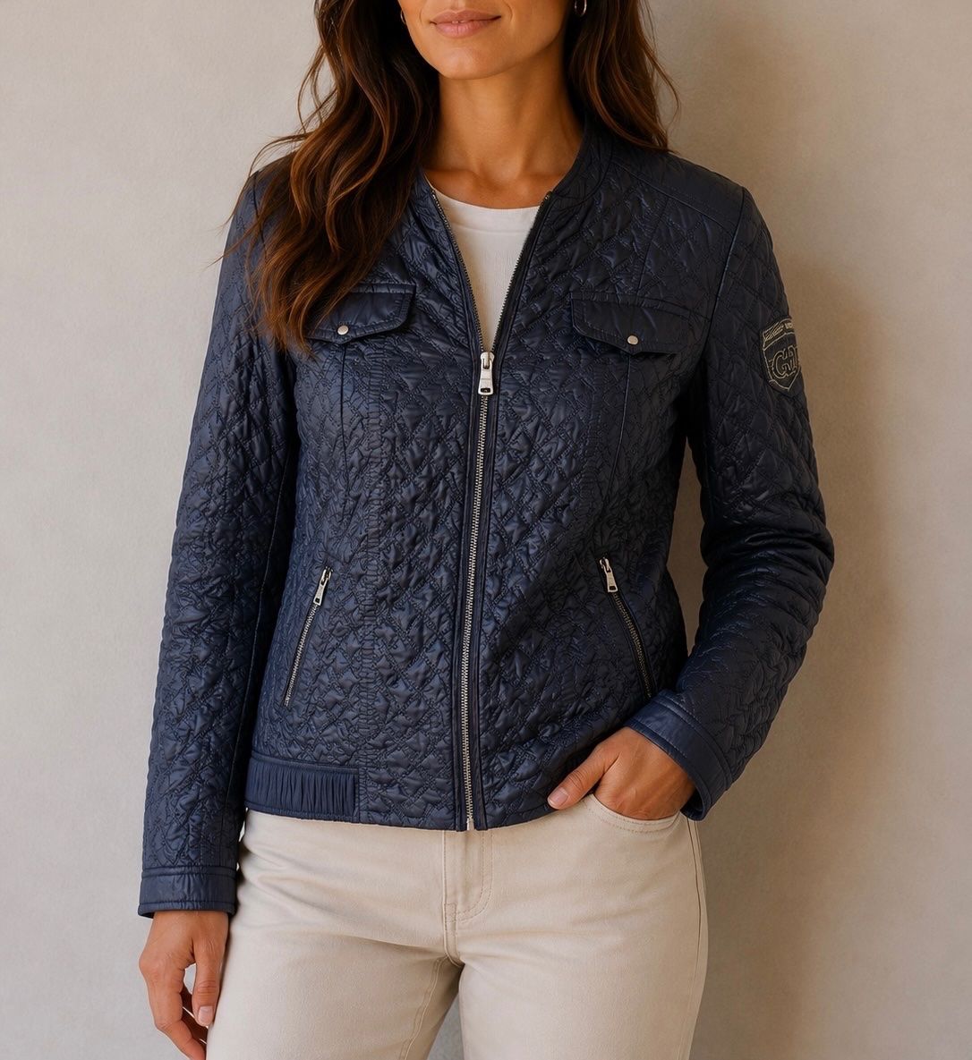 Gerry Weber Vestes: Gerry Weber leichte Steppjacke blau Gr. 40 – D'occasion à Bottmingen par ana_5hrv