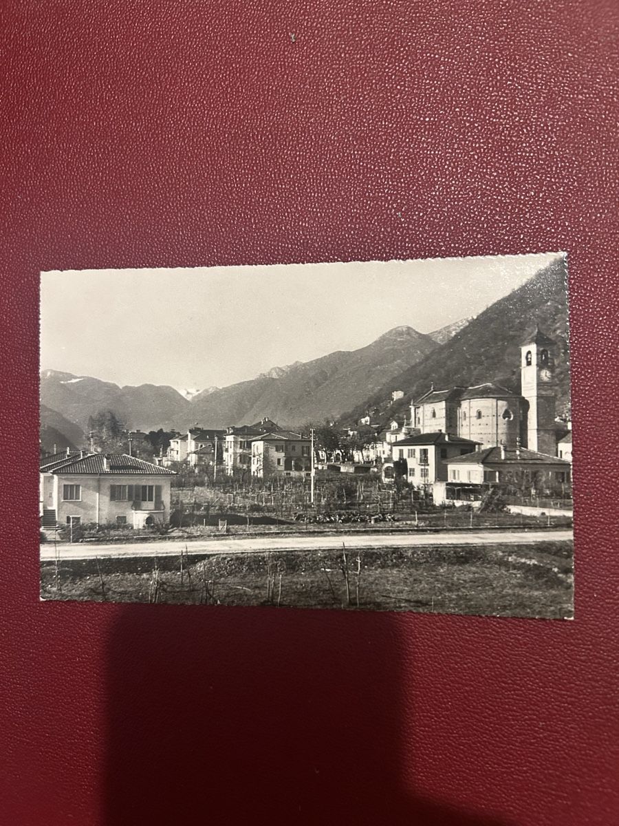 Ansichtskarten: Solduno 1957 – Gebraucht aus Breganzona von Milesbo