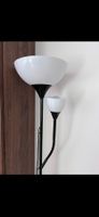 Lampadaire 2 en 1 avec vasque et liseuse orientable — noir