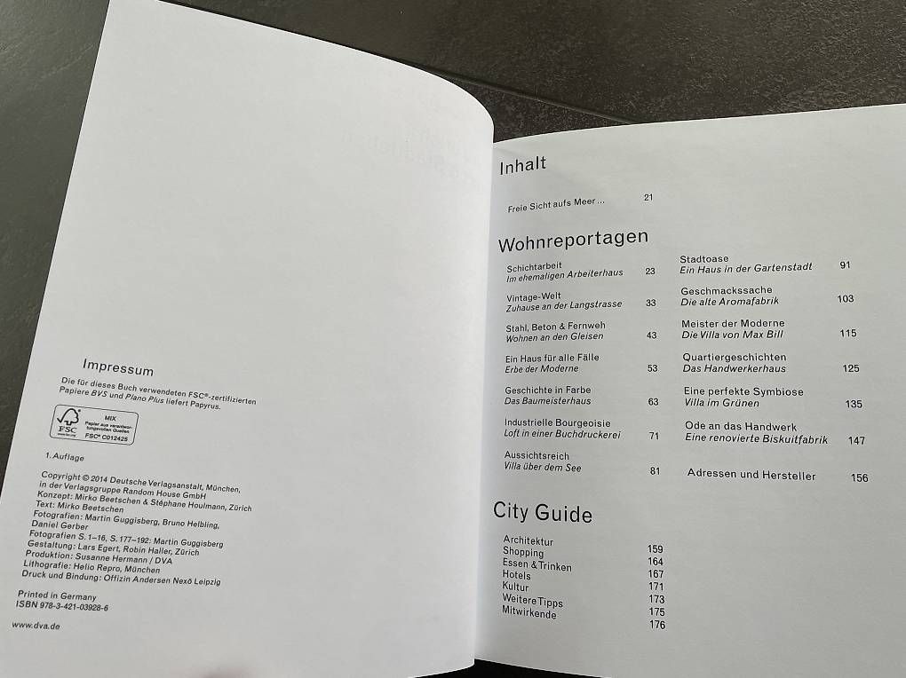 Libri: Bildband "Wohnort Zürich" – Nuovo (secondo la descrizione) da Brütten venduto da Snowkiwi 2