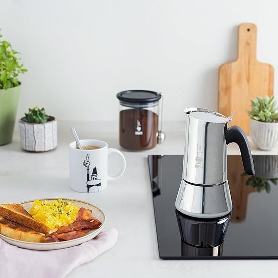 Bialetti Macchine per caffè & Macchine per espresso: Bialetti - New Venus Induction,6 Tassen, Silber – Nuovo e nell'imballaggio originale da Oberentfelden venduto da sch_8bt6 1