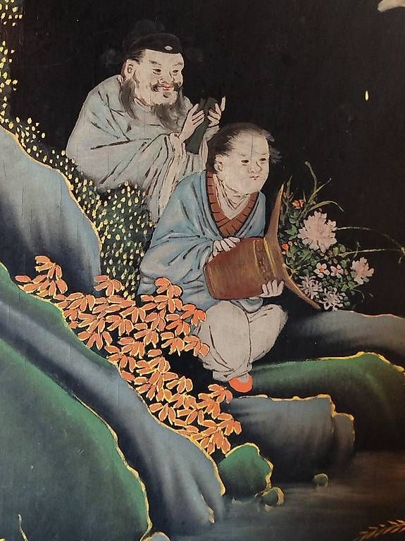 Foto & Immagini: Painted Lacquer Panel, China, MidleTwentieth – Usato da Rupperswil venduto da Viland_Dann 3