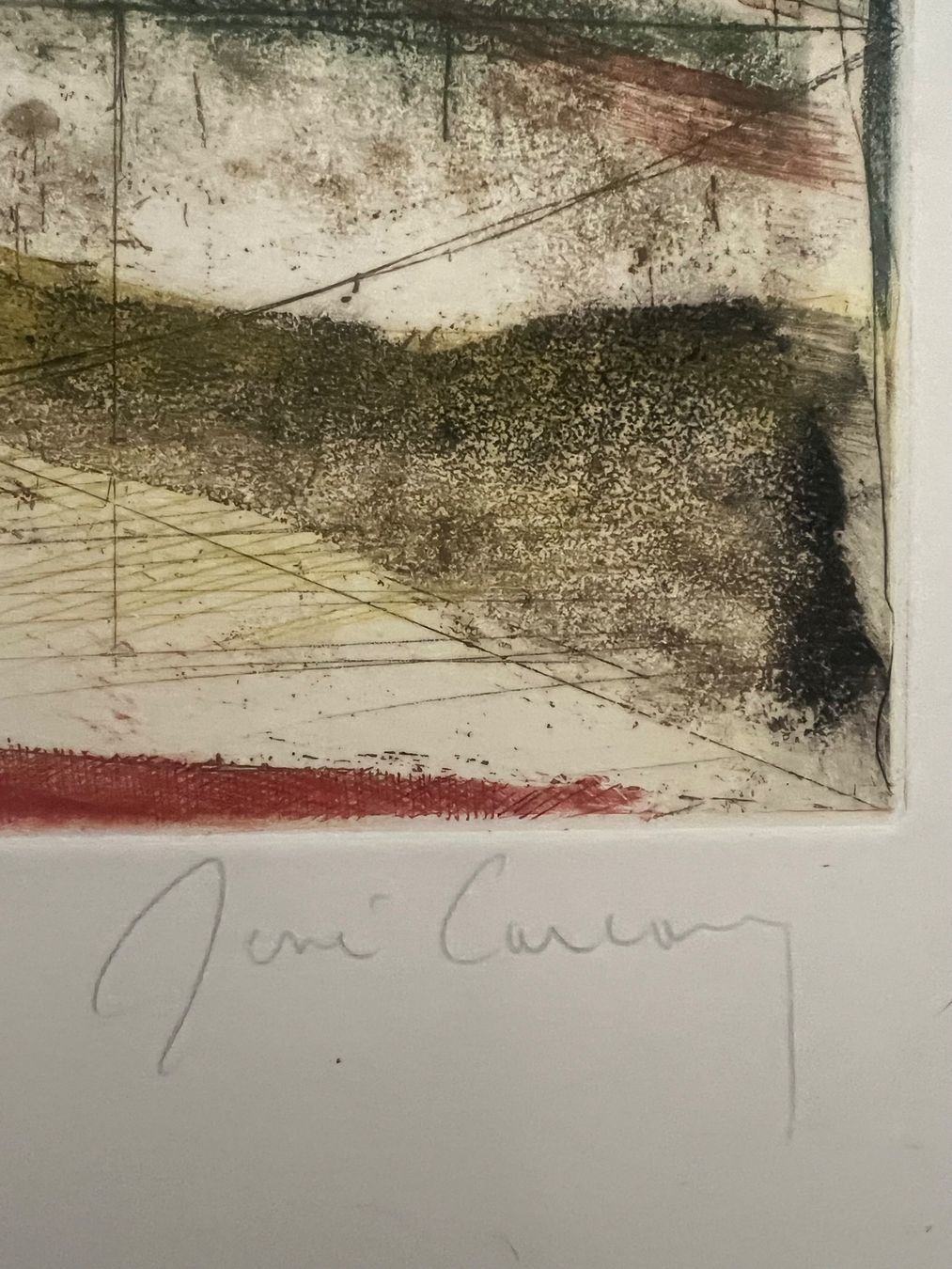 Grafica & Litografie: Rene Carcan, handsigniert, nummeriert – Usato da Rain venduto da Pic-Ass 2