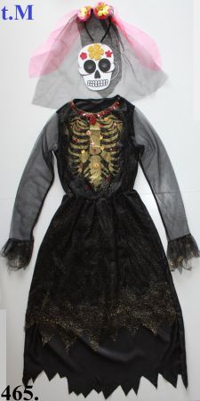Costume squelette / Skelett t. M