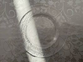 Glas-Speiseteller 8er-Set  Ø 28 cm, transparent