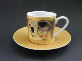 Espressoset * Der Kuss * von Gustav Klimt - Könitz Art Coll.