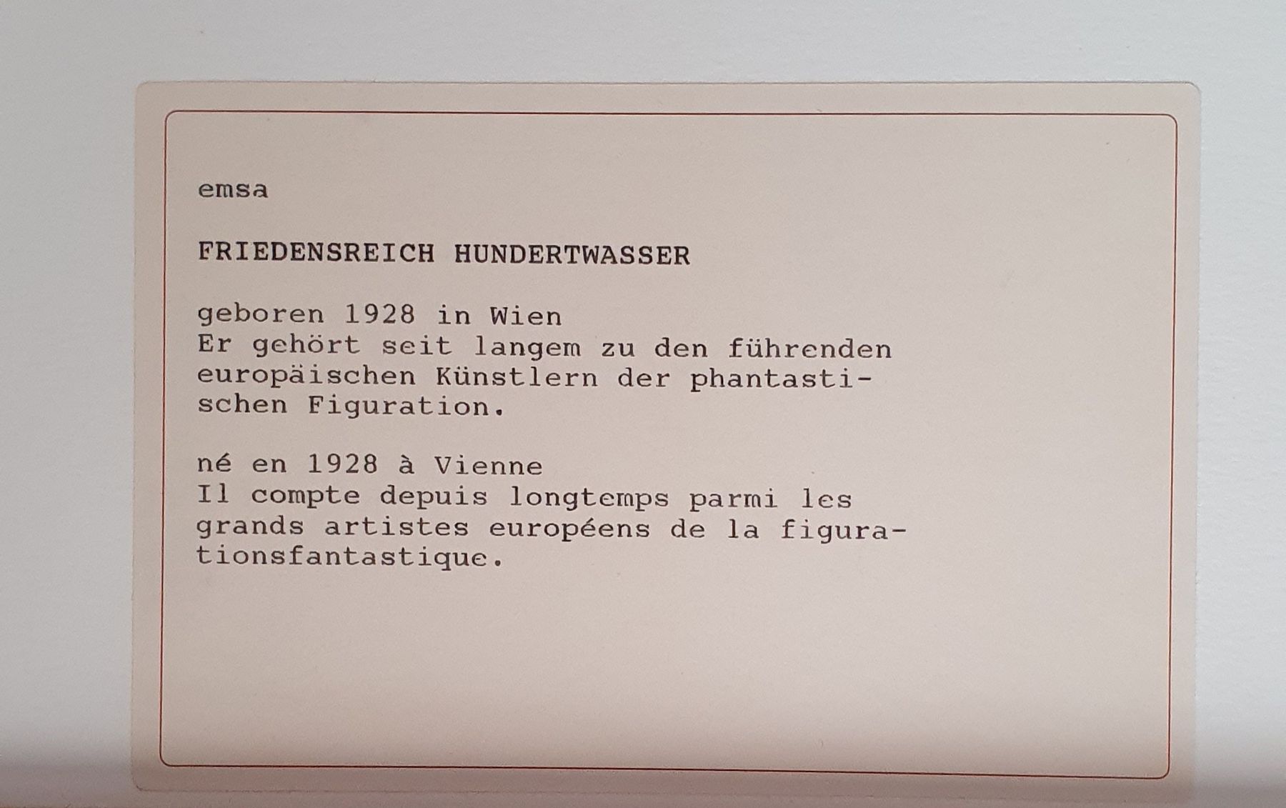 Poster & Bilder: 3 Bilder -  Hundertwasser – Gebraucht aus Kreuzlingen von Rschweiz1 6