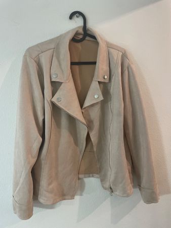 Neue Übergangsjacke im Biker Stil Gr.XL