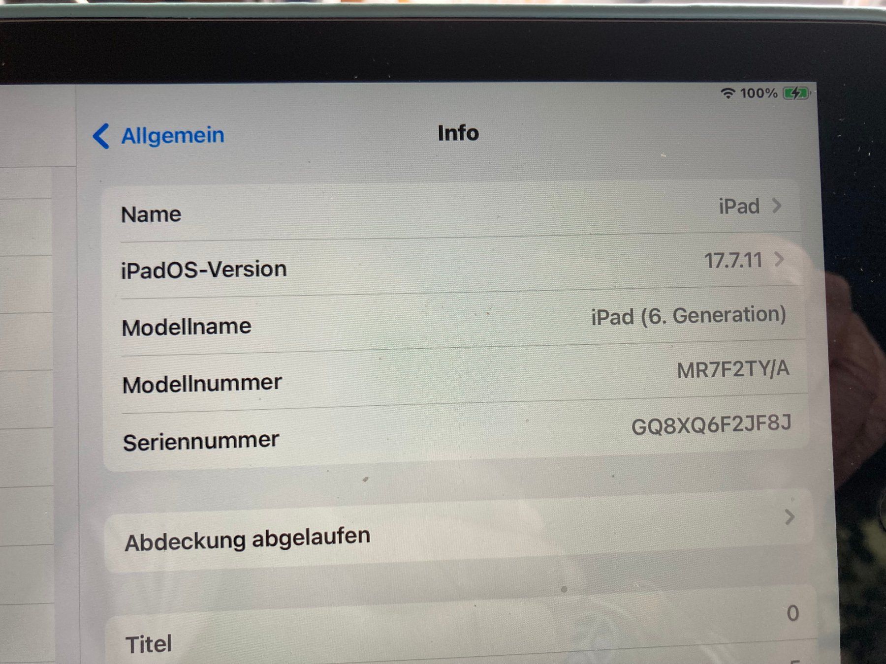 Apple Tablettes PC: iPad 6 – D'occasion à Andeer par JDOGG 4