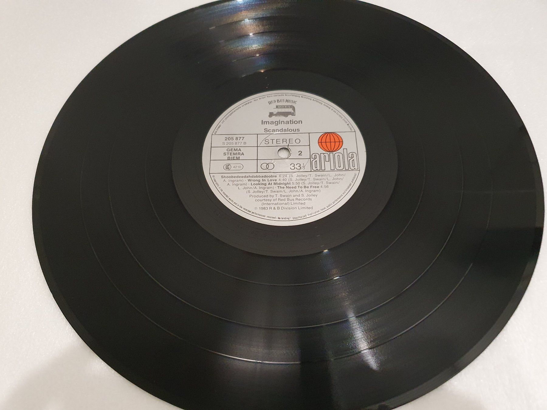 Dischi in vinile: Imagination – Scandalous – Usato da Uster venduto da Vinyl-Leidenschaft 5