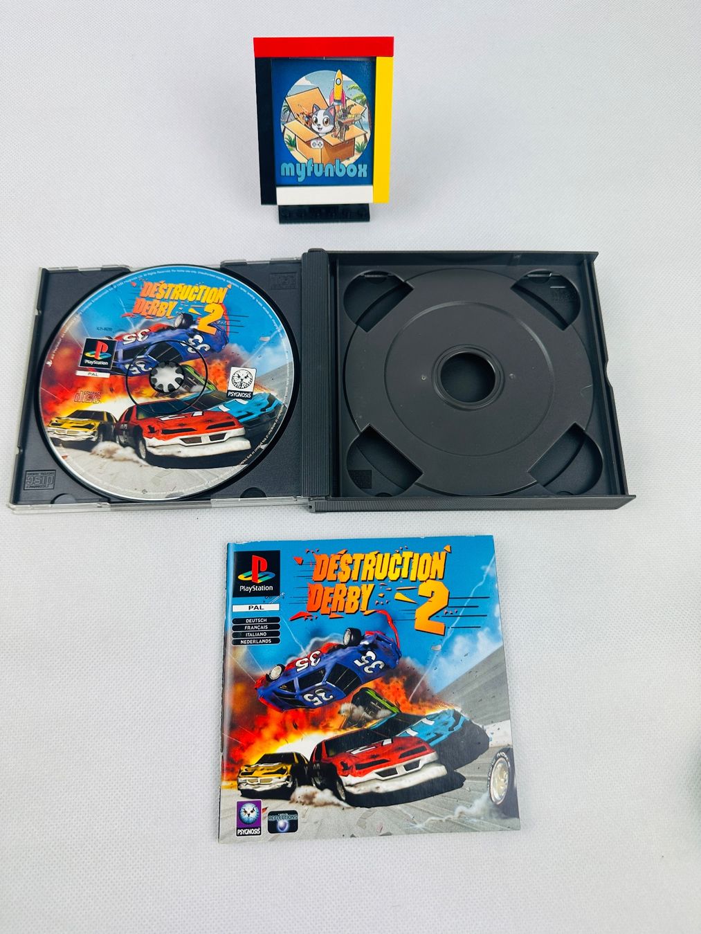 Spiele: Playstation 1 PS1 Destruction Derby 2 CIB Big Box – Gebraucht aus Kappel SO von MyFunBox 2