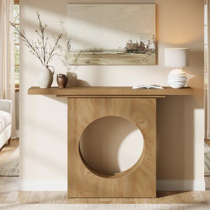 Tavoli: Konsolentisch 105cm Modern Rund Design – Nuovo e nell'imballaggio originale da Gretzenbach venduto da Genfi-Shop 4
