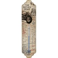 Metall-Thermometer-ROUTE 66-MOTHER ROAD
