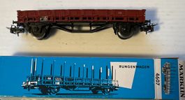 Märklin 4607 - DB-Rungenwagen (ohne Rungen)