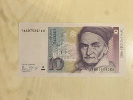 Banknote 10 Mark   NEU