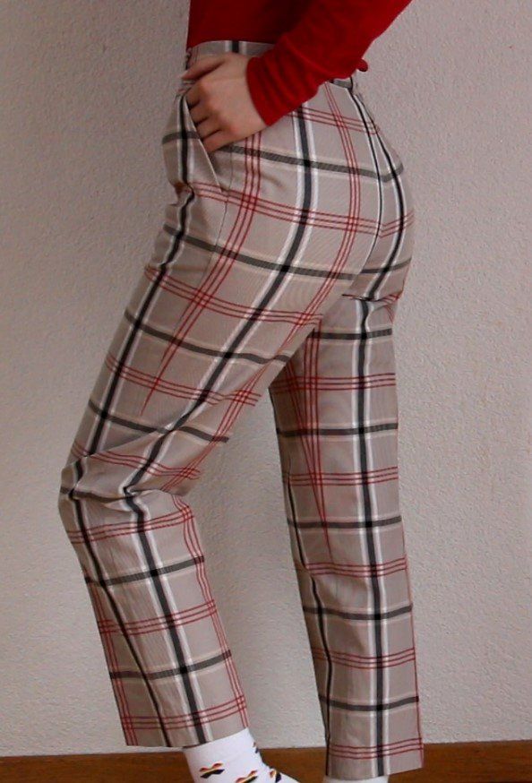 Max Mara Pantaloni: Karrierte Anzugshose Max Mara Gr.34 – Usato da Luzern venduto da Simona15 4