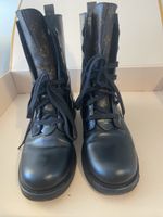 Louis Vuitton Metropolis Flat Ranger Boots – cuir noir – T40