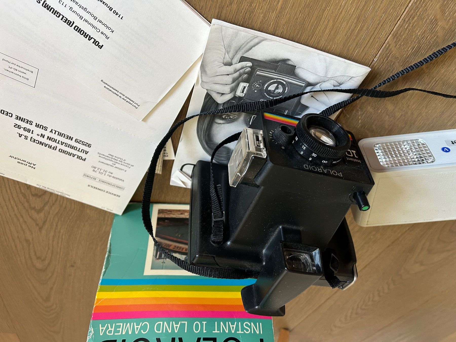 Polaroid Kamera: Polaroid Cornet Blitzgerät Kamera Instant 10 Land Camera – Gebraucht aus Rorschach von schastje 7