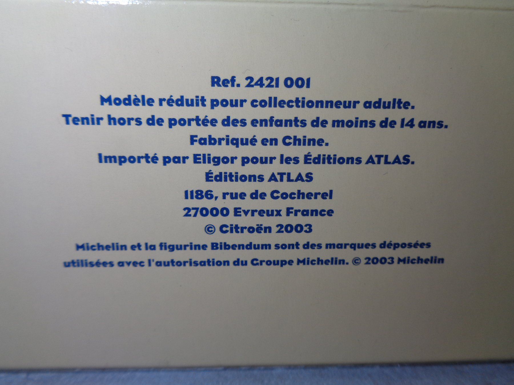 Citroën Modellini d'auto: Eligor 1:43 Citroën Type H Michelin – Nuovo e nell'imballaggio originale da Reconvilier venduto da rallycar 3