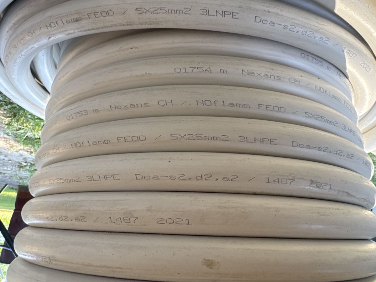 Cavi: Kabel Nexans 5x25mm2 3LPE  – Nuovo (secondo la descrizione) da Selzach venduto da Pascal12.10 2