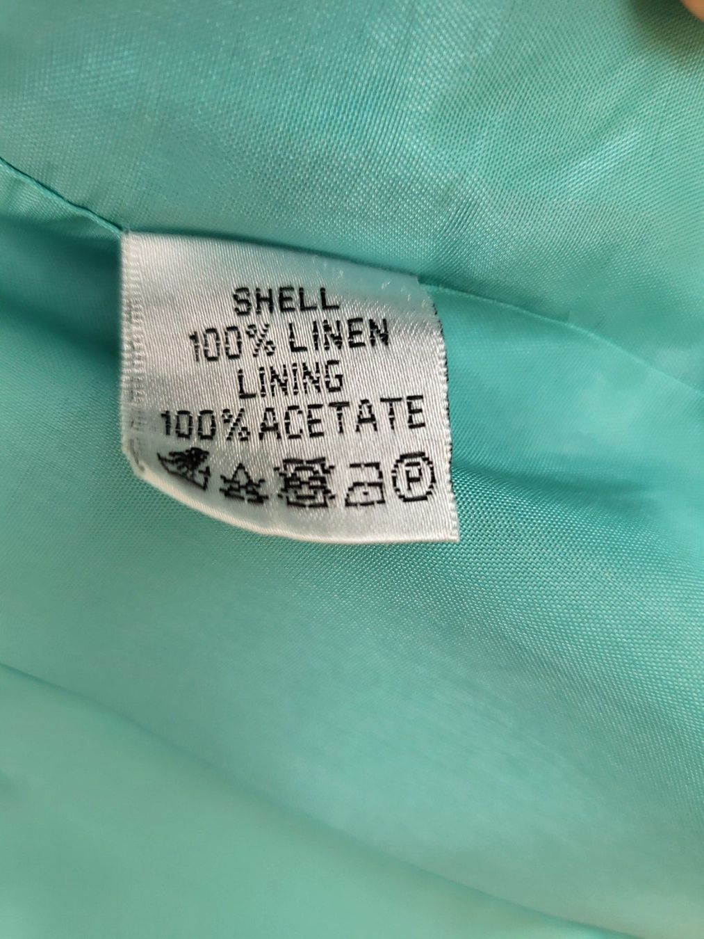 Globus Giacche: Globus Damen Blazer, Gr. 36 - türkis, 100% Leinen – Usato da Baar venduto da clar6 7