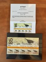 Abart 85Rp. Buchfink aus Business-Bogen, blaue Flecken