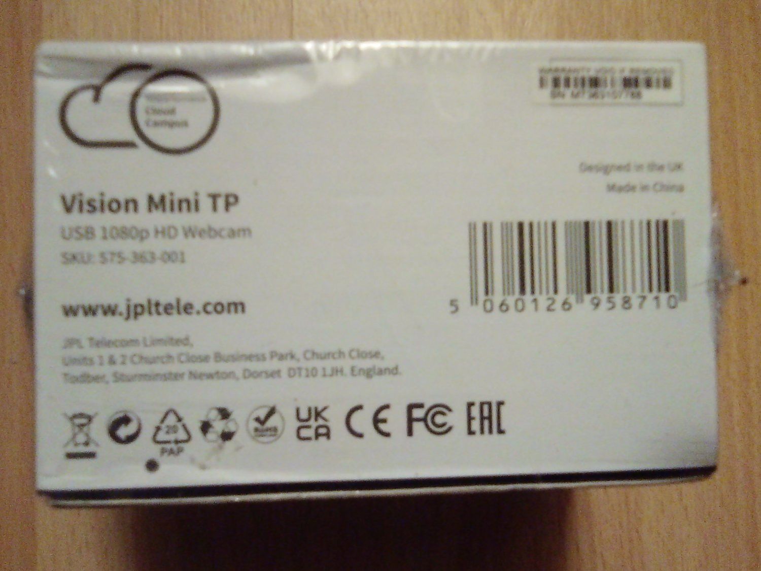Webcams: JPL Vision Mini TP Plug & Play USB 1080p HD Webcam USB-A NEU – Neu und originalverpackt aus Winterthur von Colonica 2