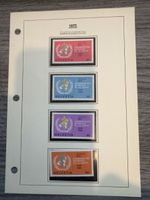 Schweiz, Helvetia Briefmarken, WHO, 1975, komplett
