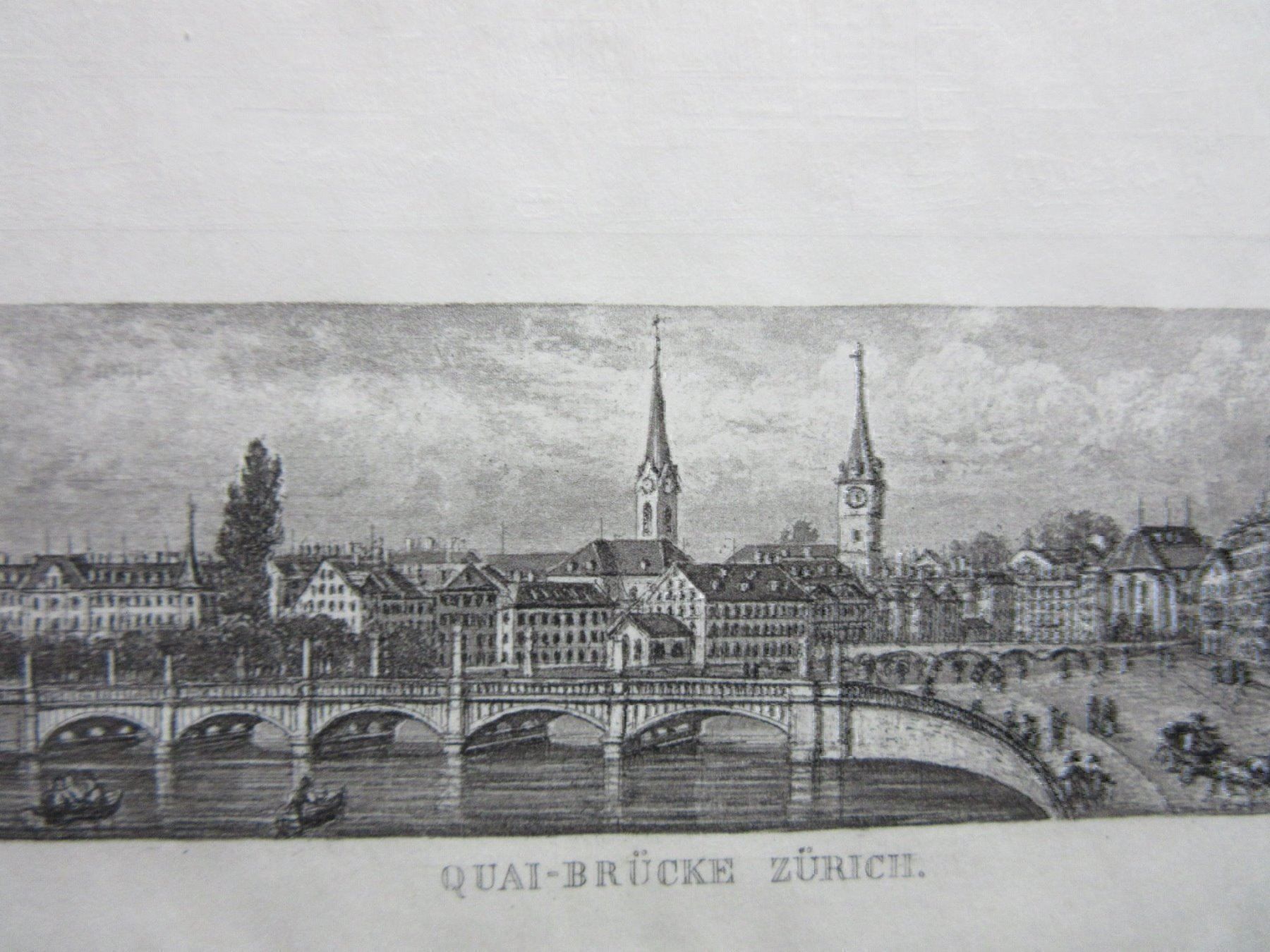 Incisioni: ZÜRICH    AQUATINTA – Usato da Gersau venduto da grafik-kunst 1