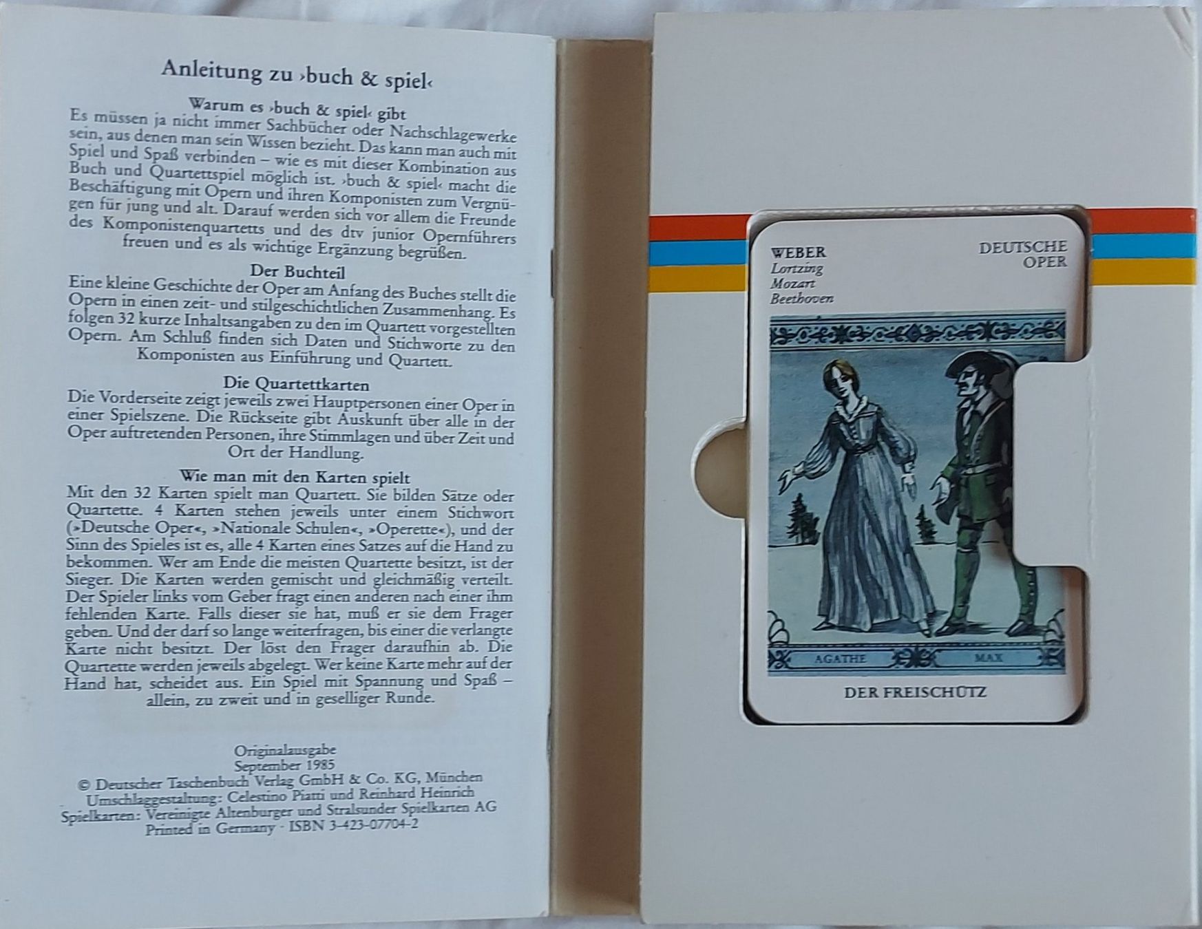 Giochi: Buch & Quartettspiel - Kennst du diese Opern? dtv junior – Usato da Winterthur venduto da ugahugah 1