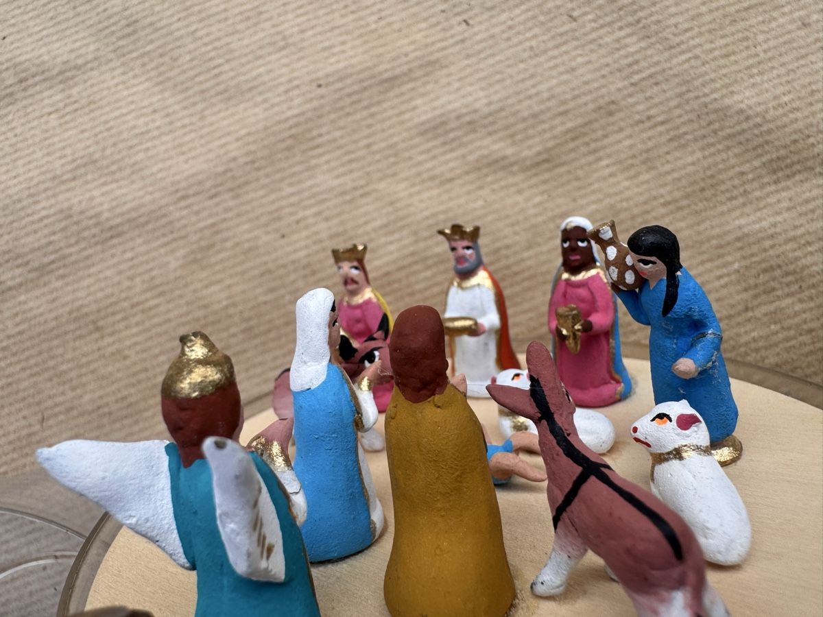 Statuette: Provenzalische Mikro-Weihnachtskrippe fli – Usato da Küttigen venduto da Melisch1000 3