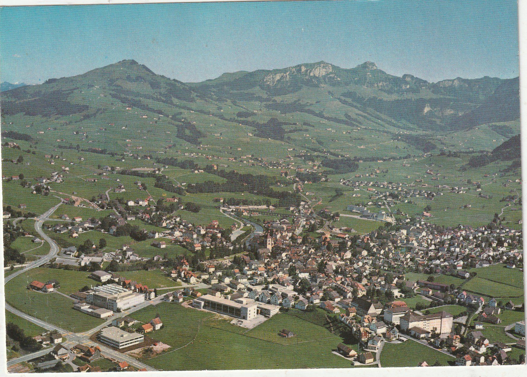 Cartoline postali: Appenzell Flugaufnahme – Usato da Lumbrein venduto da made02